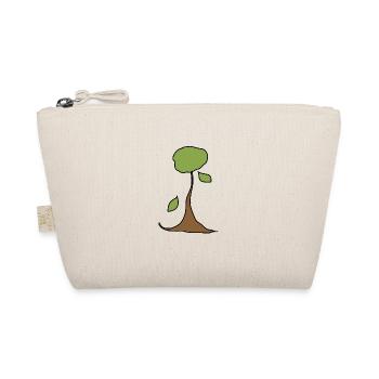 tree plant symbol nature shape - Organic Pouch - nature - Front