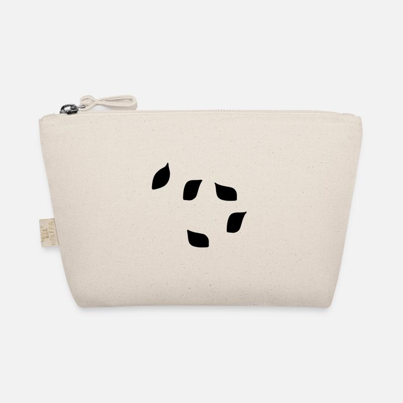 fünf blätter blatt muster baum Bio-Täschchen