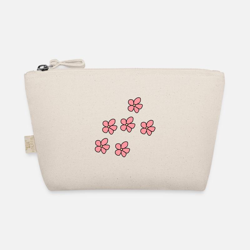 Flower pattern plant symbol nature pink Organic Pouch