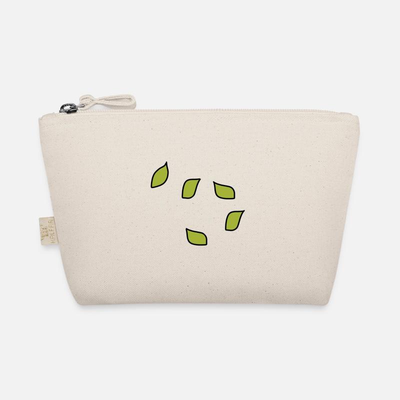 Green Leaves Leaf Pattern Tree Organic Pouch