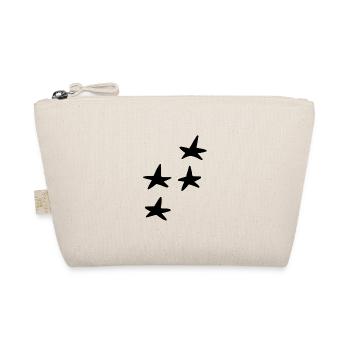 Pattern Four Star Star Symbol Shape - Organic Pouch - nature - Front