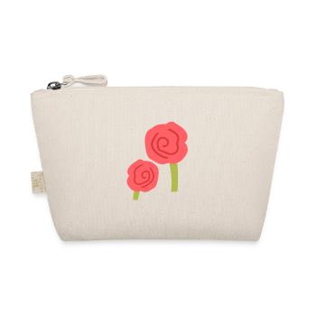 Two Roses Flowers Flower Red - Organic Pouch - nature - Front