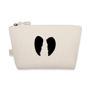 Wings Angel Symbol Shape - Organic Pouch - nature - Front