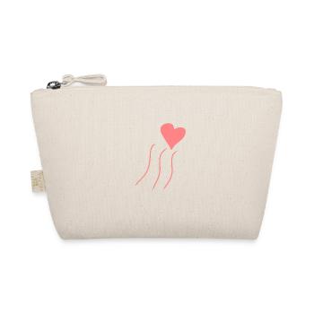Lignes Ligne Coeur Forme Amour Rose Symbole - Trousse biologique - nature - Devant