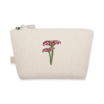 Flower icon plant flowers symbol pink - Organic Pouch - nature - Front
