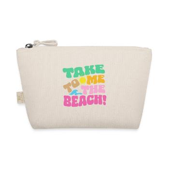 Take me to the beach - Bio-Täschchen - Natur - Vorne