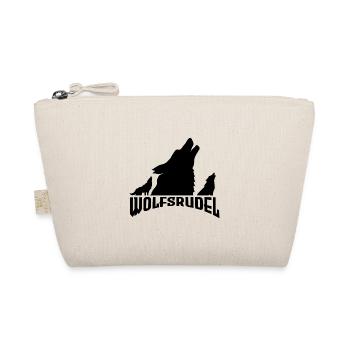 Wolfsrudel Rudel Wolf Wölfe Frende Party Campen - Bio-Täschchen - Natur - Vorne