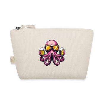 Octopus Après Ski Beer Comic - Organic Pouch - nature - Front