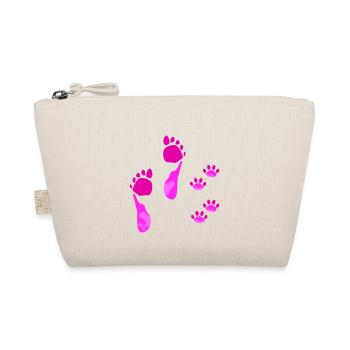 ❤ Cats & Dogs Partner Shirts & Accessoires PINK - Bio-Täschchen - Natur - Vorne