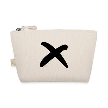 Signe X. Symbole de la croix. Lettre X. Liste de contrôle. - Trousse biologique - nature - Devant
