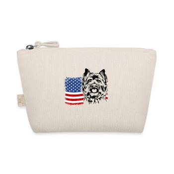 Cairn Terrier US Amérique Drapeau Chiens Chien Wilsigns - Trousse biologique - nature - Devant