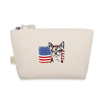 Chihuahua US Amérique Drapeau Chiens Chien Wilsigns - Trousse biologique - nature - Devant