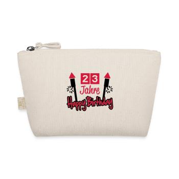 geburtstag_23 - Organic Pouch - nature - Front