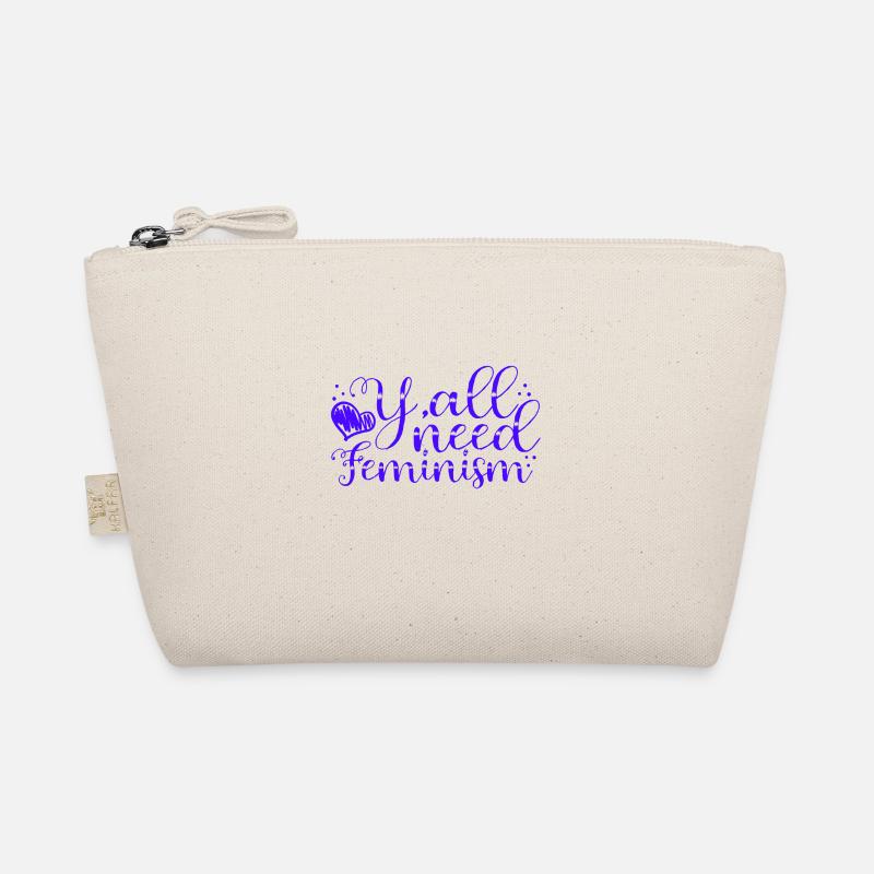 Feministische Geschenkidee Y'All Need Feminism Geschenkidee Bio-Täschchen