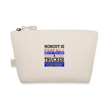 Trucker Gift Nobody Perfect Trucker Damn Close - Trousse biologique - nature - Devant