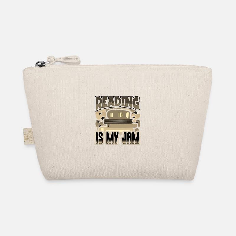 Reading is My Jam Fun Book Lover Gifts for Organic Pouch