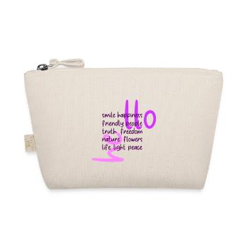 "He llo" Hello Shirts & Accessiores | Colorful/Pink - Organic Pouch - nature - Front