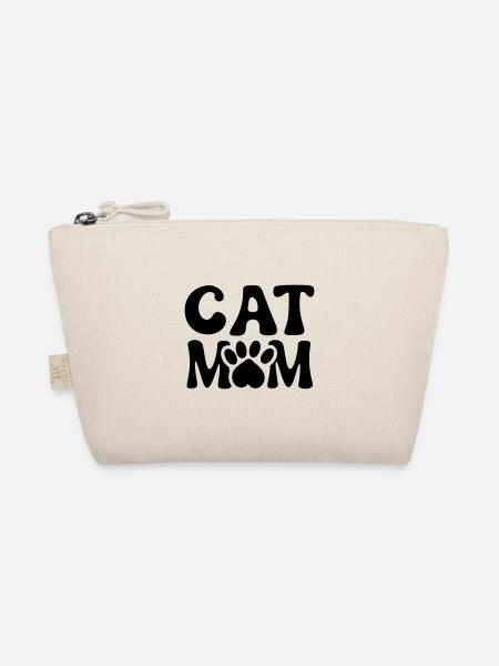 MAMAN MAMAN MAMAN CHATS PUSSY MIAOU GUEULE DE BOIS DISANT MOTIF - Trousse biologique - nature - Devant