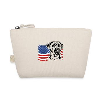Cane Corso Italiano Amerika Fahne Hunde Wilsigns - Bio-Täschchen - Natur - Vorne