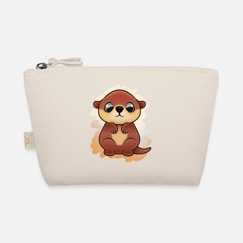 Otter (Kawaii) - Bio-Täschchen - Natur