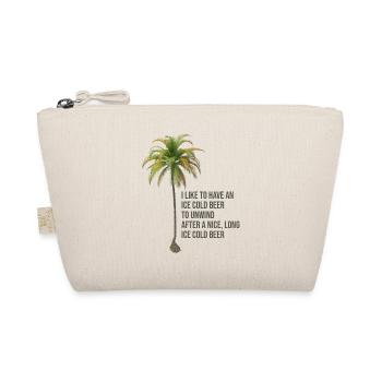 Palm Tree Quote - Organic Pouch - nature - Front