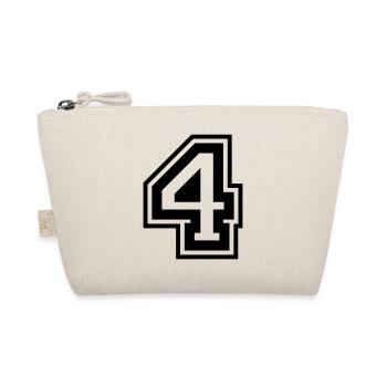 4 Number number - Organic Pouch - nature - Front
