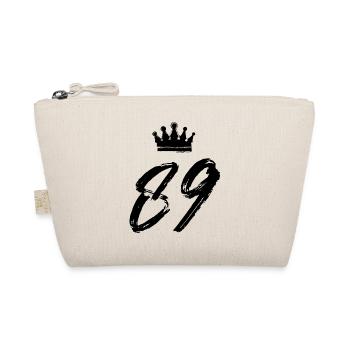 89 Number crown - Organic Pouch - nature - Front