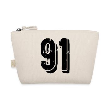 91 number jersey - Organic Pouch - nature - Front
