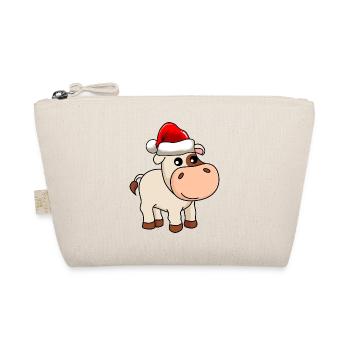 Cow Comic Christmas - Organic Pouch - nature - Front