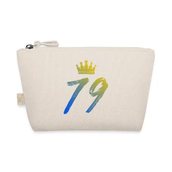 79 Number crown - Organic Pouch - nature - Front