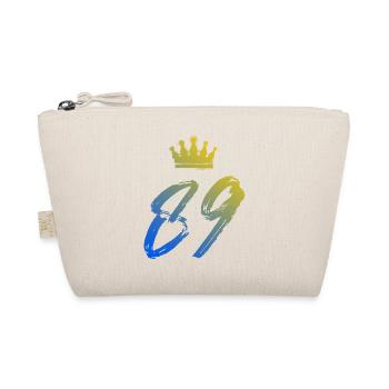89 Number crown - Organic Pouch - nature - Front
