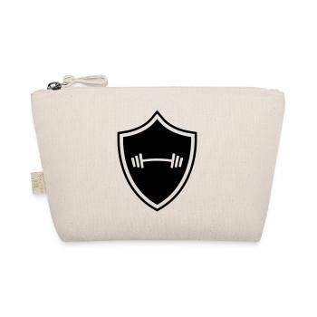 Dumbbell weights Coat of arms - Organic Pouch - nature - Front