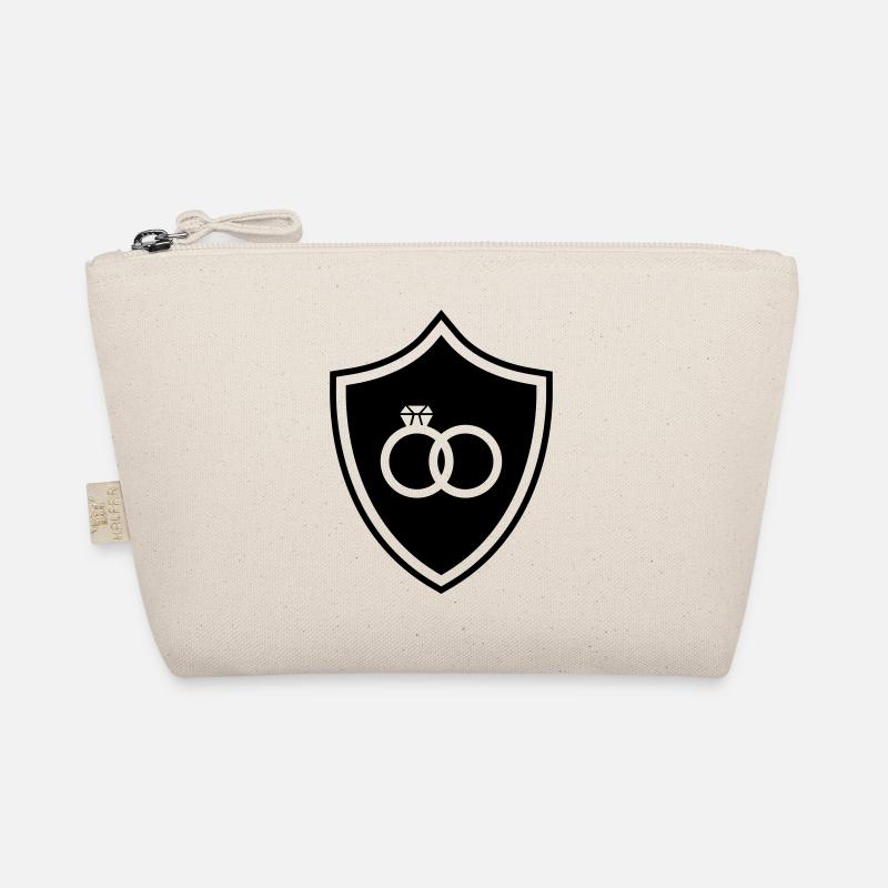 Eheringe Ring Wappen Hochzeit Bio-Täschchen