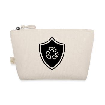 Recycling Wappen - Bio-Täschchen - Natur - Vorne