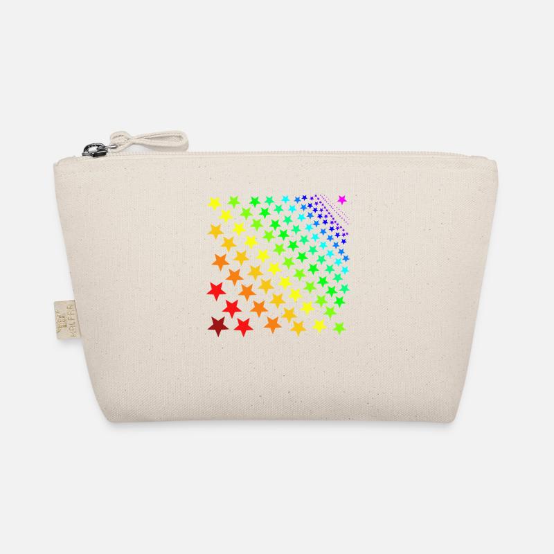 Sterne Regenbogen Geschenkidee Bio-Täschchen