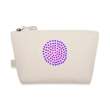 Star circle pink pink purple gift idea - Organic Pouch - nature - Front