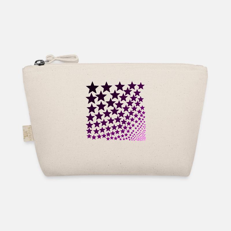 Stars purple pink gift idea Organic Pouch