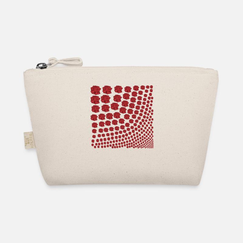 Rosen rot Geschenkidee Bio-Täschchen