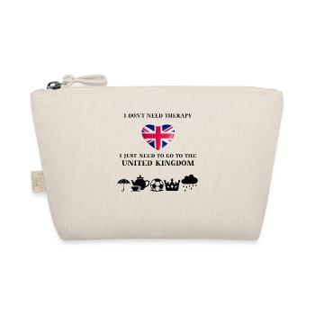 Royaume-Uni drôle Angleterre idée cadeau Union Jack - Trousse biologique - nature - Devant