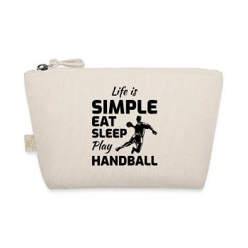 Handball Joueur Sport Équipe Handballeur - Trousse biologique - nature - Devant