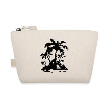 Symbole de la silhouette de Palm Island - Trousse biologique - nature - Devant