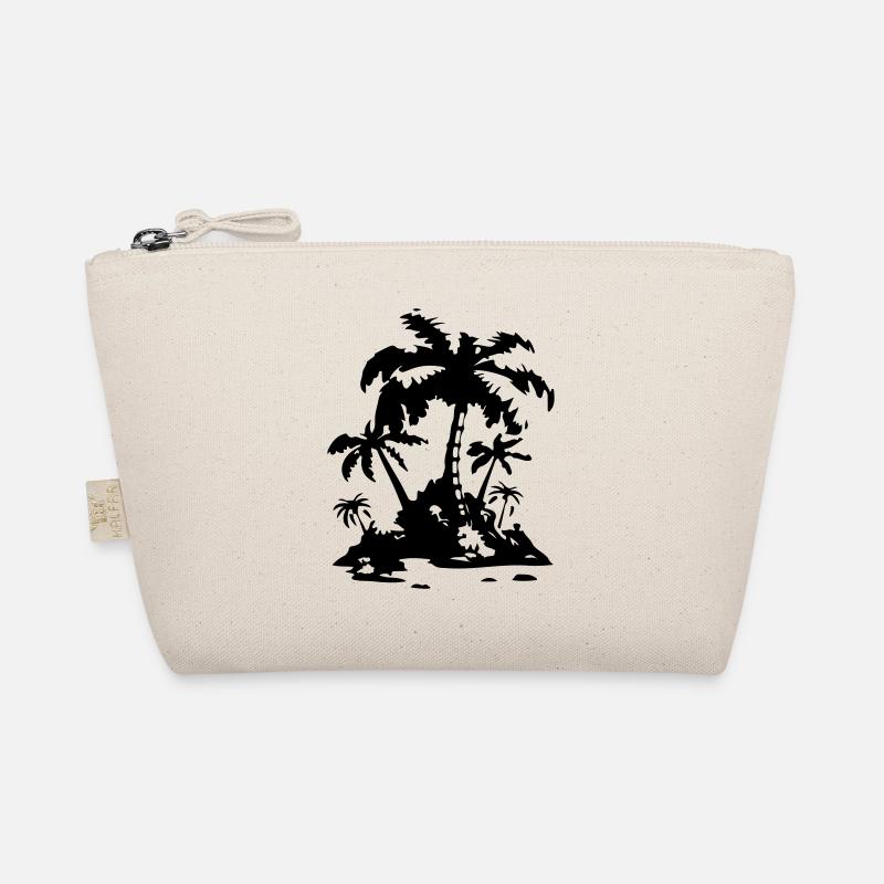 Symbole de la silhouette de Palm Island Trousse biologique