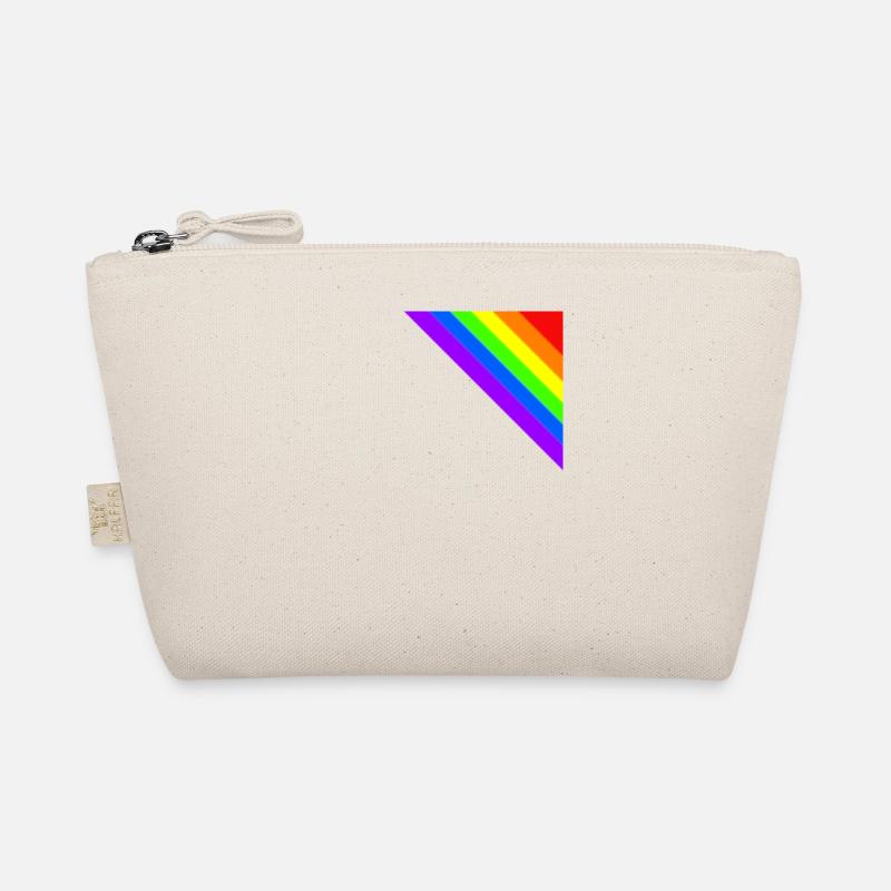 Regenbogen Geschenkidee Ecke bunt Bio-Täschchen