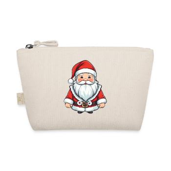 Comic Santa Claus - Organic Pouch - nature - Front