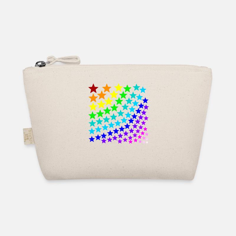 Rainbow Stars Gift Idea Colorful Organic Pouch