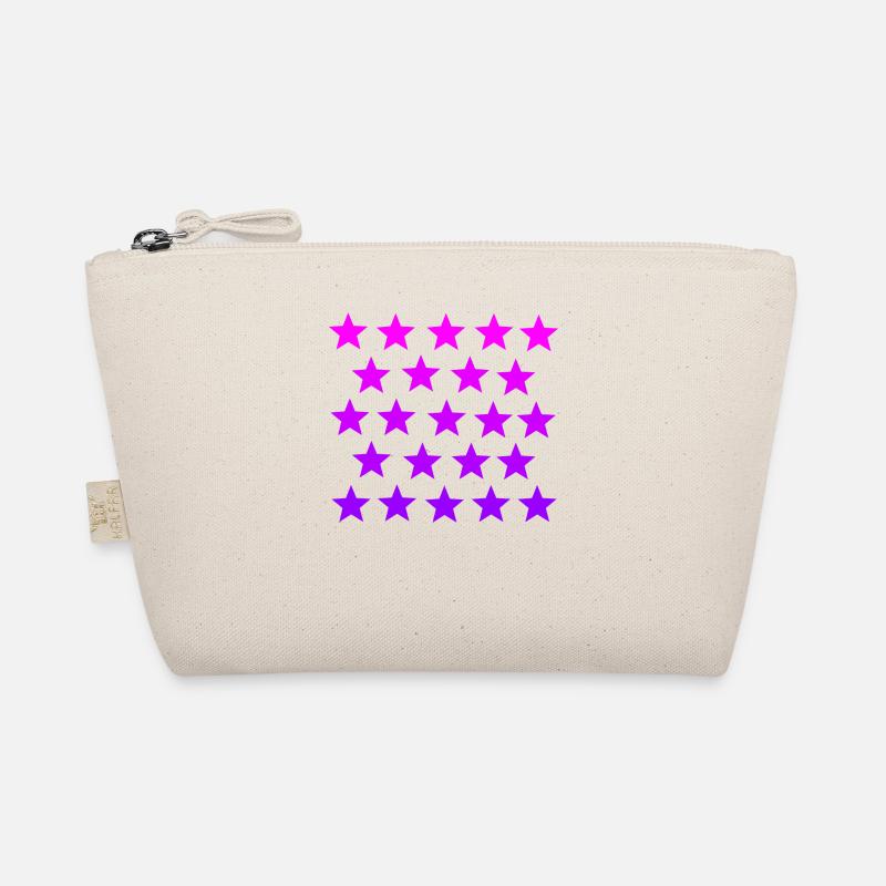 Stars pink pink violet purple gift idea Organic Pouch