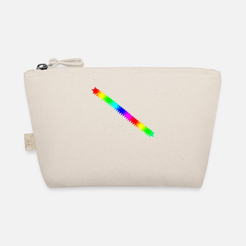 Stars colorful rainbow gift idea Organic Pouch