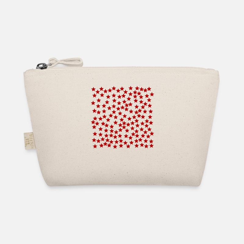 Stars red gift idea Organic Pouch