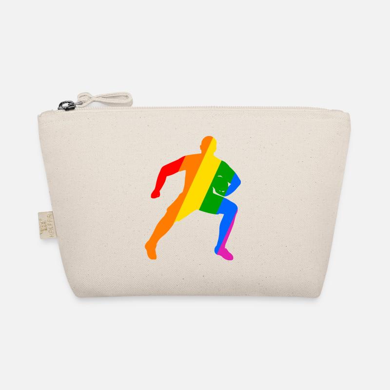 Rugby Power im Regenbogen Bio-Täschchen