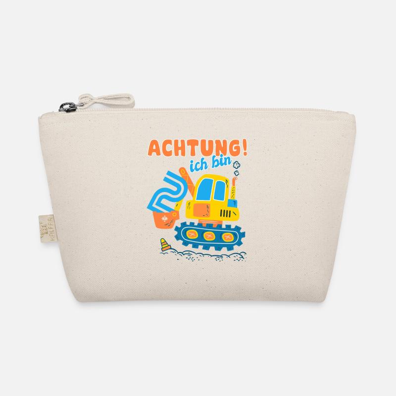 Ich bin 2 Geburtstag des Baggers, Geschenk 2 - Bio-Täschchen - Natur